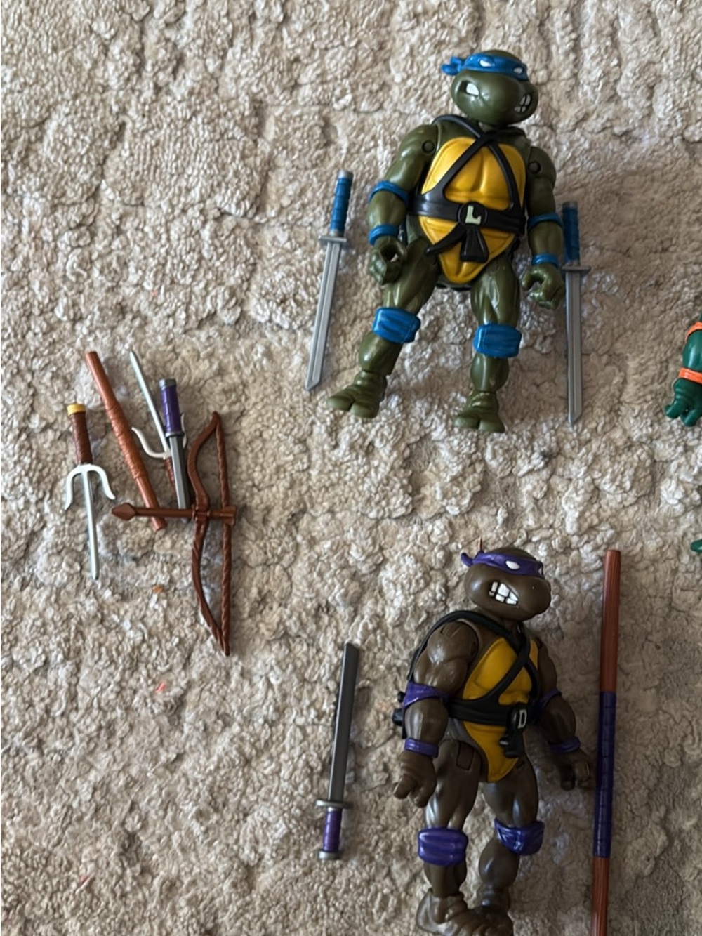 Teenage Mutant Ninja Turtles Action Figures Set of 4 - Picture 3 of 5